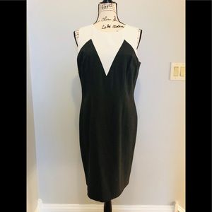 NWT Ann Taylor Charcoal & White Pencil Dress
